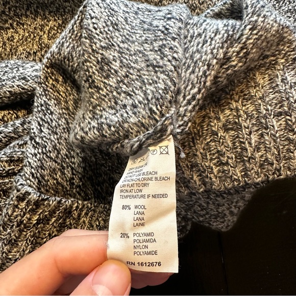 Vintage Blumarine XXL Oversized Wool Gray Sweater Crewneck Plain Basic Italian - Picture 7 of 8